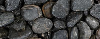 Glitter stone black, zwarte keien
