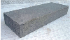 Graniet gebrand trede is een donkergrijze aziatische graniet met gevlamde, gespikkelde structuur.