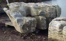 Hardsteen verweerd rotsen